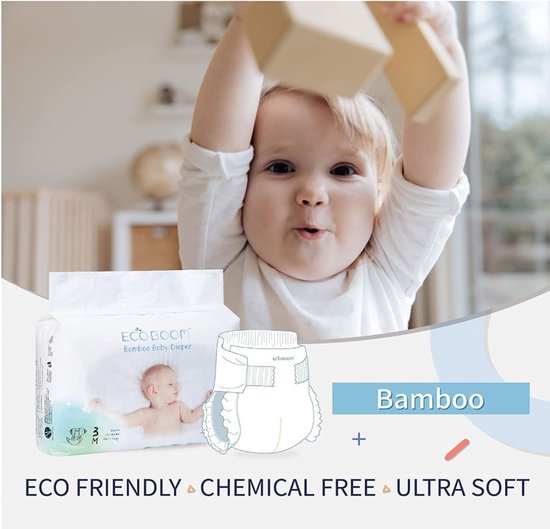 Carryboo - Eco-luiers, maat 4 (7 - 18 kg) - hypoallergeen, zonder