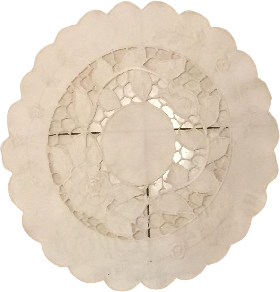 Siervolle Tafelkleed / Tafel Decoratie | Tafellaken / Versiering | 35x35 CM - Creme