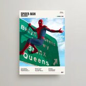 Marvel Poster - Spiderman Homecoming Poster - Minimalist Filmposter A3 - Spiderman Poster - Avengers Movie Poster - MCU Marvel Merchandise - Tom Holland Poster - Vintage Posters -