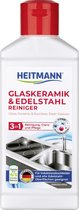 Heitmann  Glas, keramiek en roestvrij staal reiniger  250 ml