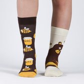Colorcool Dames Sokken | Honey Vibes Socks - Mixed| Katoen  | None | Normale boord - Naadloos - Geen Padding