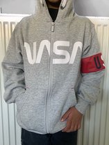 Nasa sweater vest met rits - grijs - Maat 140 / 10 jaar