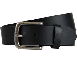 Dames/heren riemen leer zwart Brede leren riem - Taillemaat: 120 - Stoere Riem - Jeans Riem spijkerbroek heren