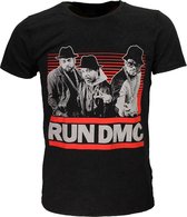 Run DMC Gradient Bars Dip Dye / Mineral Wash T-Shirt - Officiële Merchandise