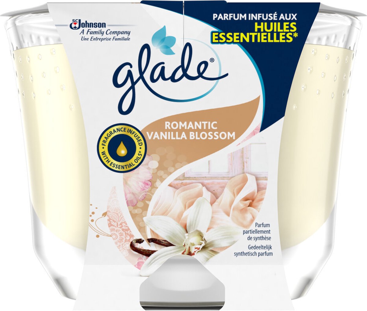 Glade Geurkaars Vanilla Blossom 224 gr