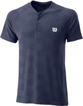 Wilson Power Henley Seamless T-Shirt Navy - maat M