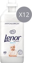 Lenor Sensitive Hypoallergeen Wasverzachter (Voordeelverpakking) - 12 x 930 ml (372 wasbeurten)