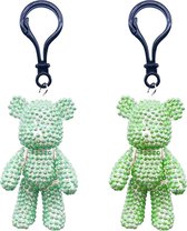 Diamond Painting Sleutelhangers Set 3D Beren (2 stuks)