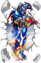 Muursticker Transformers Optimus Prime - Kinderkamer - Jongenskamer - meisjeskamer - Muurdecoratie - Wandsticker - Sticker Voor Kinderen 80×120CM 1