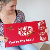 "You're the best!" - Gigantische KitKat Reep - 900 gram overheerlijke Chocolade