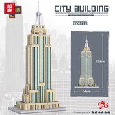 Lezi Empire State Building New York - Architectuur / Gebouwen - Nanoblocks / miniblocks - Bouwset / 3D puzzel - 3819 bouwsteentjes