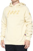 100% Hoodie Sweater Barrage - Wit - S