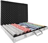 BeBetter® | Luxe Pokerset - 1000 Chips - Texas Hold’em - 2 Decks - Inclusief Opbergkoffer