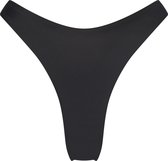 Hunkemöller Luxe high leg Dames Bikinibroekje - Zwart - Maat XL
