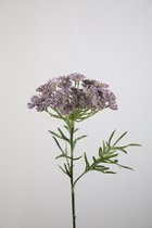 Fruittakken Dille blossom - topkwaliteit decoratie - Paars - zijden tak - 59 cm hoog