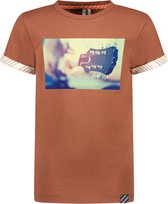 B.Nosy jongens t-shirt caramel - maat 146/152