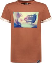 B.Nosy jongens t-shirt caramel - maat 134/140