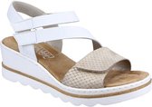 Rieker -Dames - wit - sandalen - maat 39