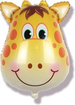 Folieballon Giraf mini, 2 stuks , 28x33cm kindercrea