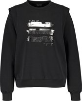 TAIFUN Dames Sweatshirt met metallic print