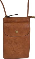 Crossbodytas - telefoontasje Flora & Co camel