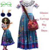 Robe Encanto Mirabel | Costumes Cosplay Pour Filles - 3/4 Ans