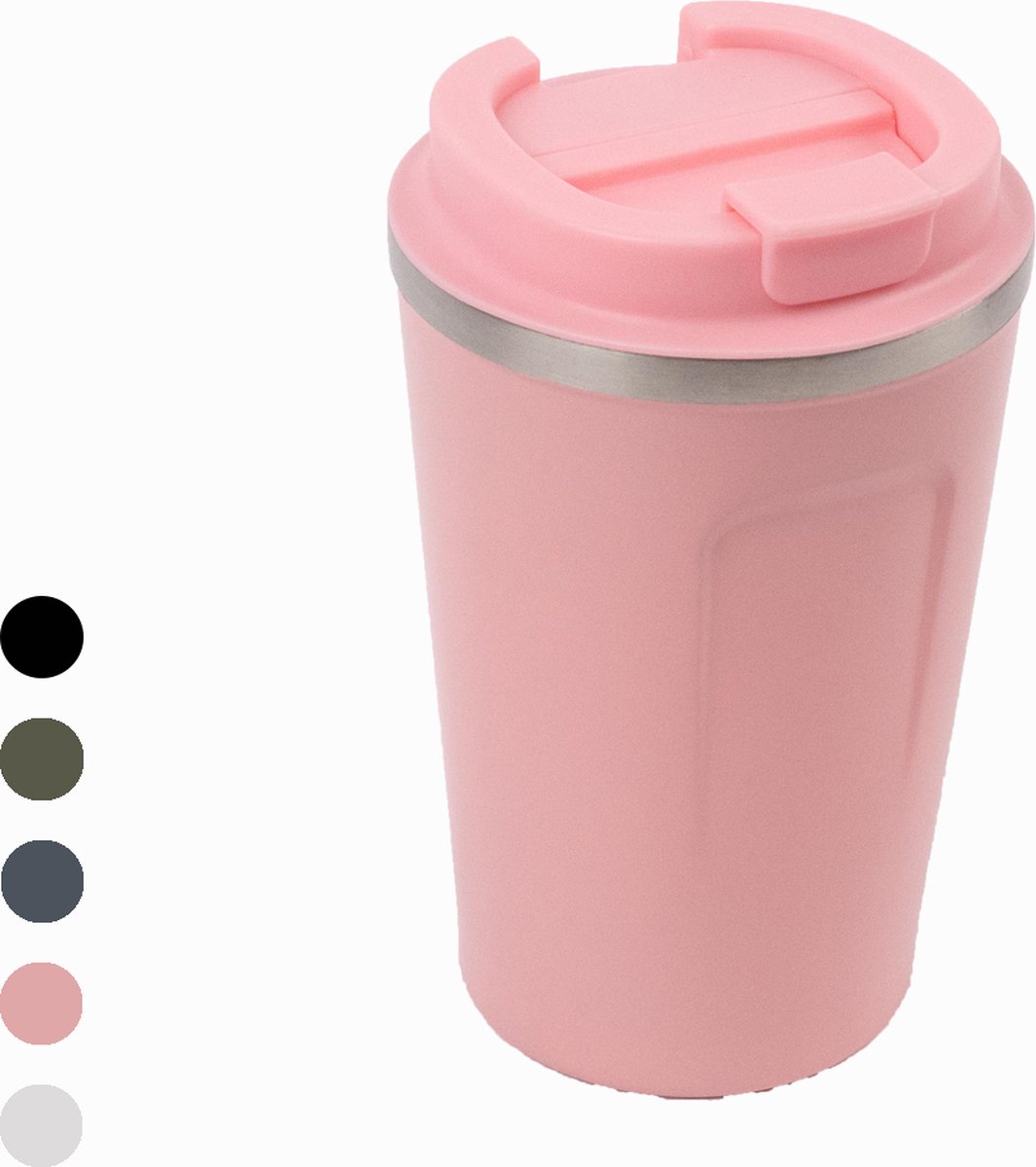 Premium RVS Koffiebeker To Go van Merkloos / Sans marque — cadeau in Koken & Dineren - foto 2