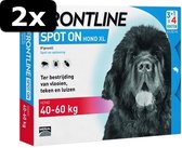 2x - FRONTLINE HOND SPOT ON XL 4 PIP