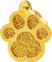 Penning - PAW GLITTER L - Goud