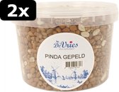 2x DE VRIES PINDA GEPELD 2,1KG