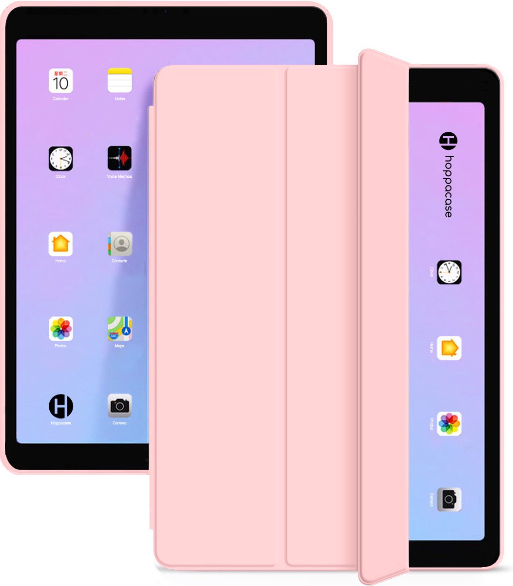 iPad Air 1 2013 / Air 2 2014 hoes - iPad 9.7 inch hoes - Smart Case - Roze