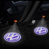 Autodeur logo projector licht, LED set van 2 stuks voor Mercedes-Benz, Audi, Volkswagen, BMW