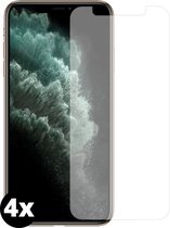 Fooniq Transparant Screenprotector 4x - Geschikt Voor Apple iPhone 11 Pro Max/iPhone XS Max