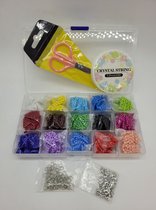 DIY Sieraden maken - Kralen Set - Rocailles - 15 Kleuren - 3 mm