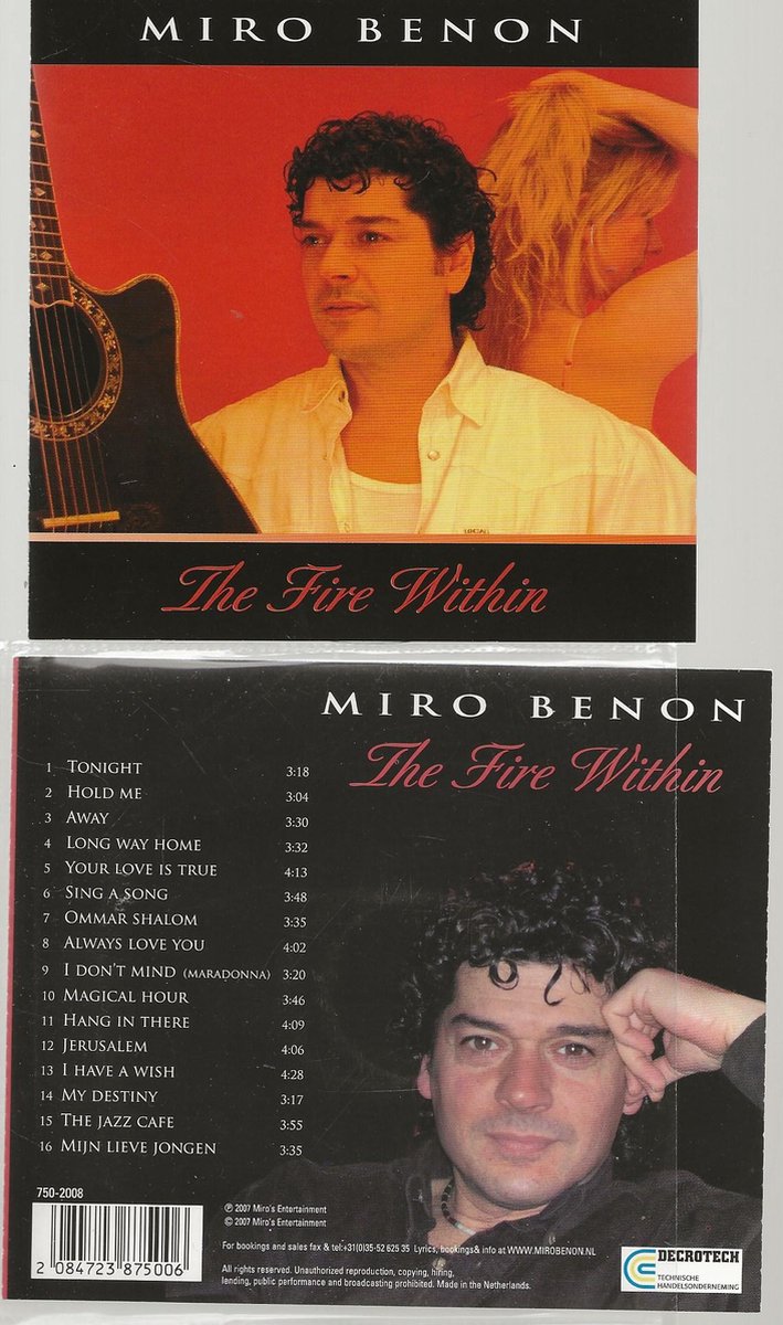 MIRO BENON - THE FIRE WITHIN