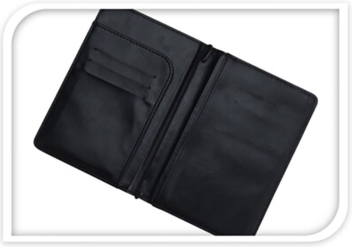 Paspoorthouder - leder look - 10x15cm