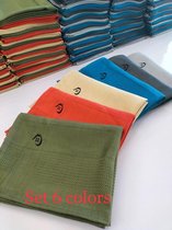 Pella EU - 2x3 Pack Mix Kleuren - Schoonmaakdoeken -Auto Doek - Microvezeldoekjes - Microvezeldoek - 2 set 6 doekjes