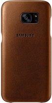 Samsung lederen cover - bruin - voor Samsung G930 Galaxy S7