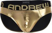 Andrew Christian Golden Boy Slip - Maat M - Heren Ondergoed - Goud Metallic Look
