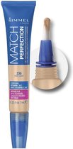 Rimmel Match Perfect Concealer & Highlighter - 230 Fair/Light - 7 ml - ivory