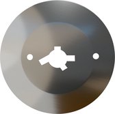 Eikaso Solingen Gyros- / Dönermes - Glad Lemmet Ø 80 mm - Ideaal voor Elektrische Snijmachines