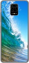 Geschikt voor Xiaomi Redmi Note 10 Lite hoesje - Een close-up van een golf die breekt voor de kust van Hawaii - Siliconen Telefoonhoesje