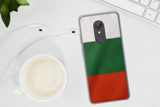 Coque Xiaomi Redmi 5 - Gros plan sur le drapeau de la Bulgarie - Coque en Siliconen pour téléphone