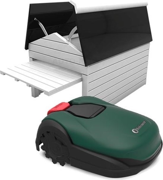 Grasmaaier - Robomow Robotmaaier RK2000 - 2000 m² 45% Combo Deal (RK2000 + Premium garage) - Randmaaifunctie - grasmaaier