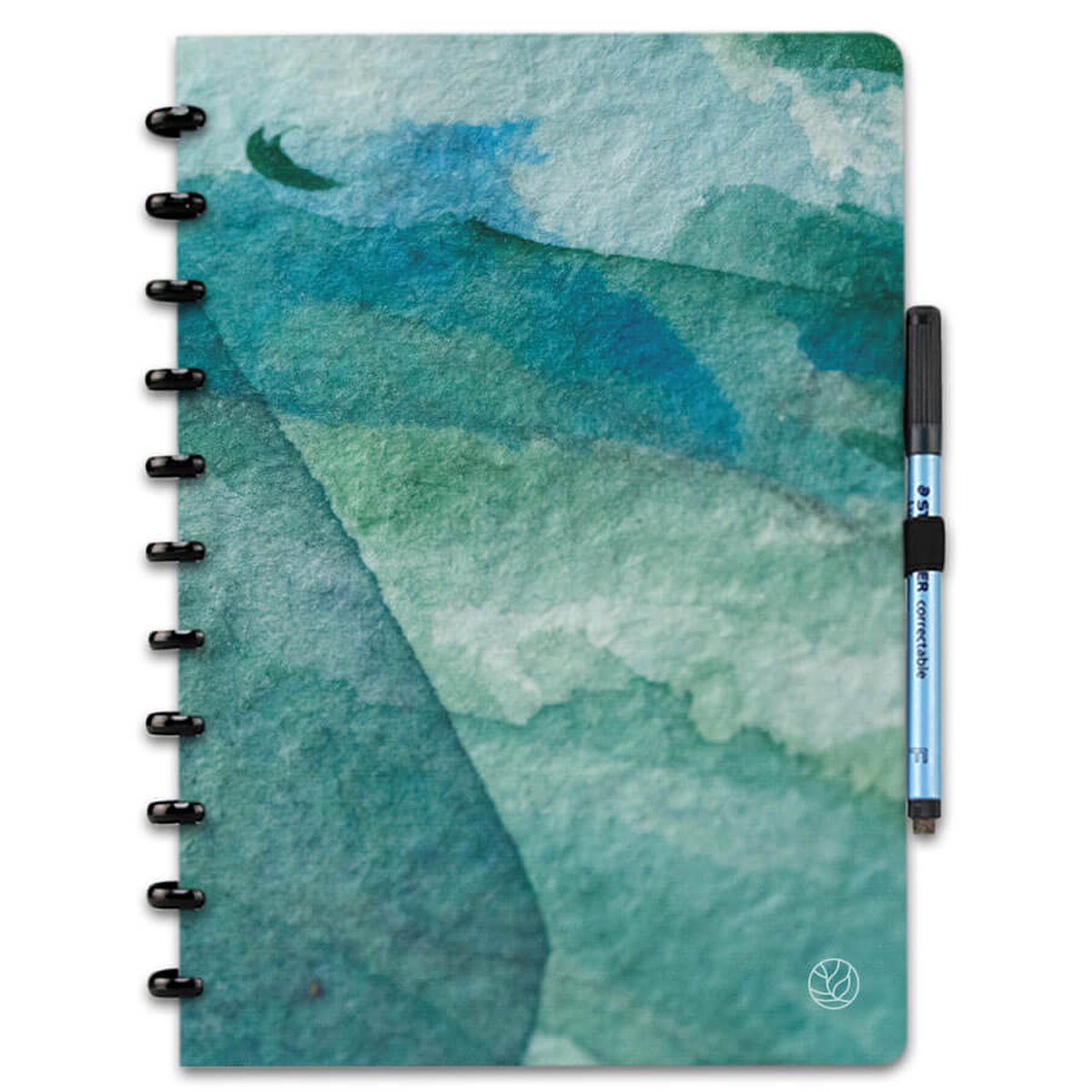 GreenStory - GreenBook Uitwisbaar Notitieboek - Herbruikbaar Notitieboek - Notitieblok - A4 - Lijn & Blanco