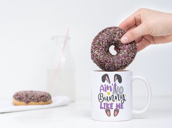 Tasse de Pâques AintNoBunnyLikeMe | Cadeau de Pâques | Pâques | Décoration de Pâques | Décoration de Pasen | Cadeaux drôles | Tasse de café | Gobelet à café | Tasse à thé | Tasse de thé