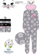 Disney Aristocats onesie / pyjama / huispak dames, volwassenen, grijs, maat S