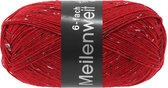 Lana Grossa Meilenweit 150 gram 6 draads nr 9239 Rood