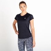 Het Dare2B Corral T-shirt met korte mouwen - dames - Q-Wic - lichtgewicht - Donkergrijs