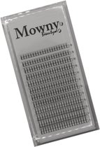 Mowny Beauty - Wimperextensions - 3D Premade Fans - Mix Tray 0,10mm D-krul - Natuurlijke Wimperextensions - Russisch volume